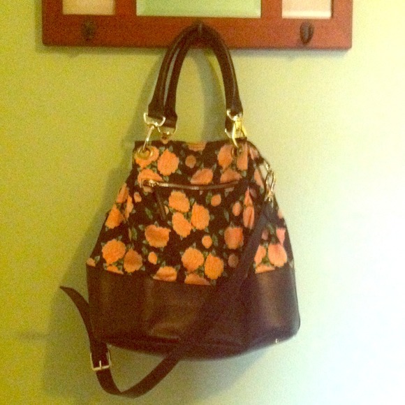 A bag purchased at Urban Outfitters.