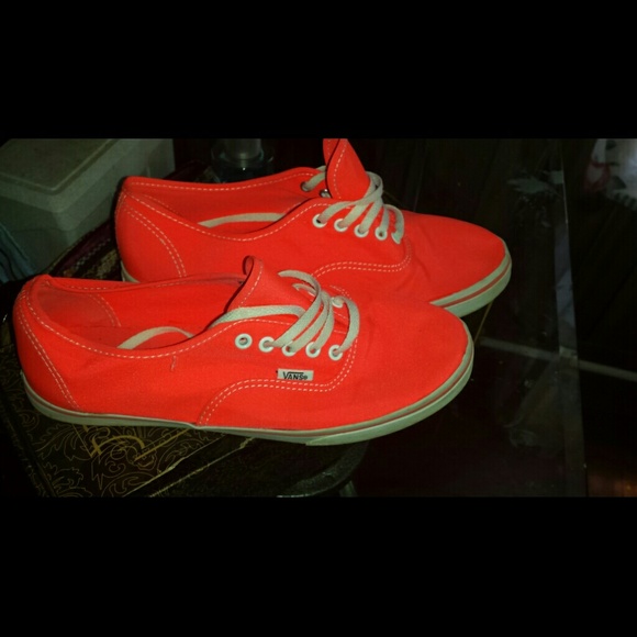 Neon coal colored vans!