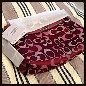 Brand New Purple Coach Wristlet