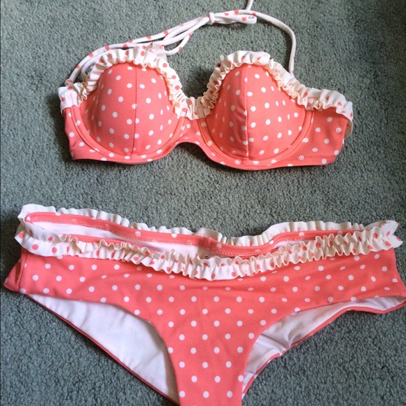 Polka dot bikini!