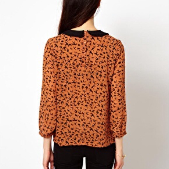 🚫SOLD in bundle🚫 ASOS Sparrow Print Shirt - Picture 4 of 4