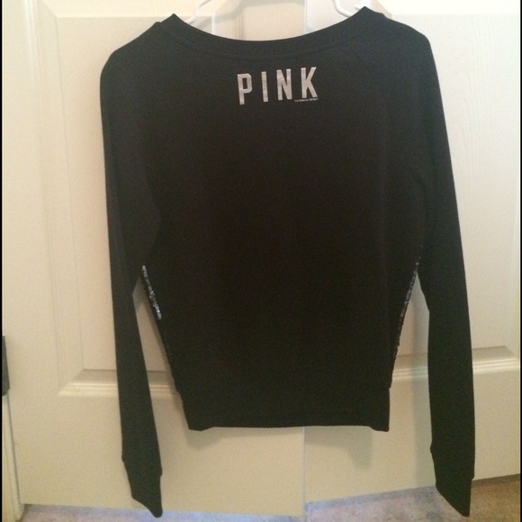 Victoria's Secret PINK Sequin Sweatshirt - Picture 2 of 3