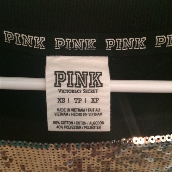 Victoria's Secret PINK Sequin Sweatshirt - Picture 3 of 3