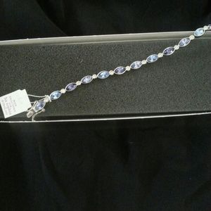 Purple and blue bracelet