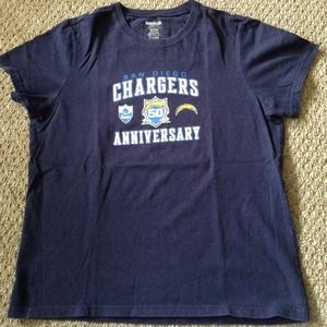 Women's San Diego Chargers 50th Anniversary Shirt