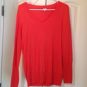 J. Crew sweater- orange - size M