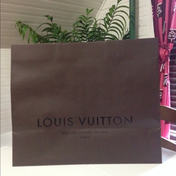 Two Authentic Louis Vuitton Paper Bag