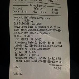 Shipping Confirmation