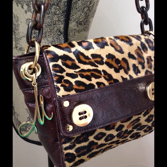 SOLD***Milly Leopard Print Shoulder Bag