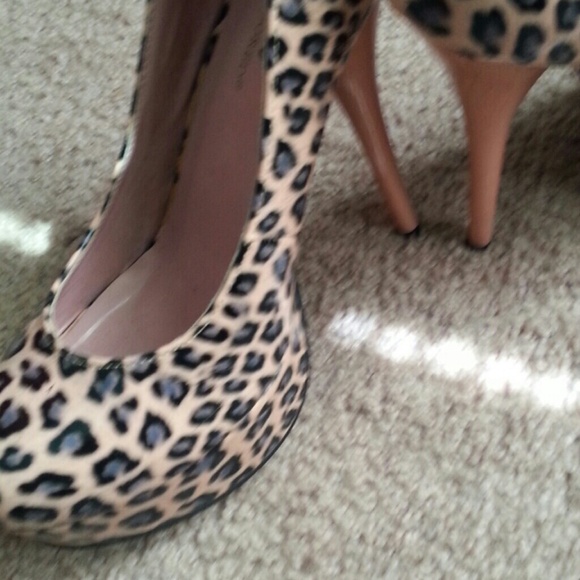 Turp/grey black leopard printed pumps - Picture 3 of 3