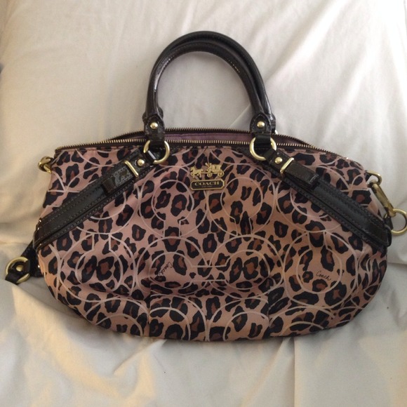 REDUCED🎉 Ocelot Madison Leopard Coach Purse