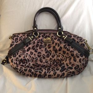 REDUCED🎉 Ocelot Madison Leopard Coach Purse