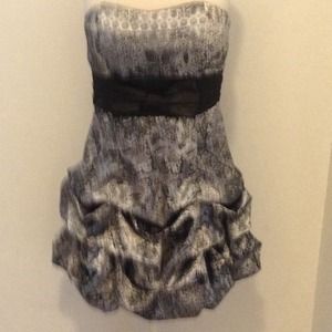 Ruby Rox Strapless Ruffles Sexy  Dress