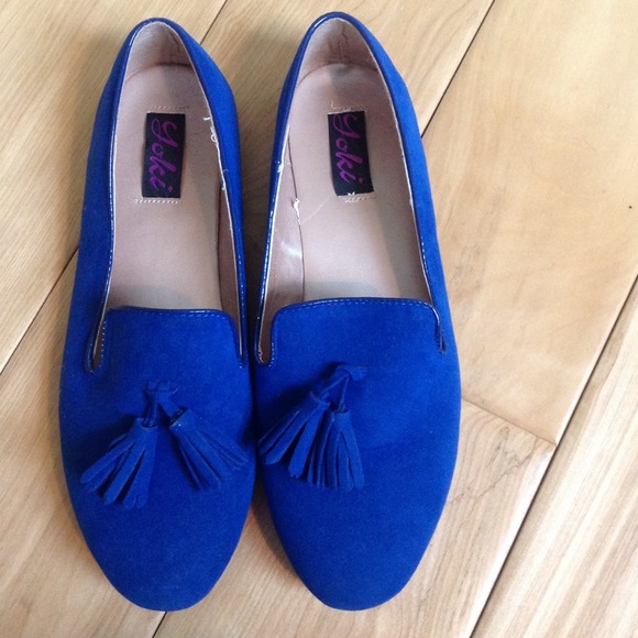 Blue flats