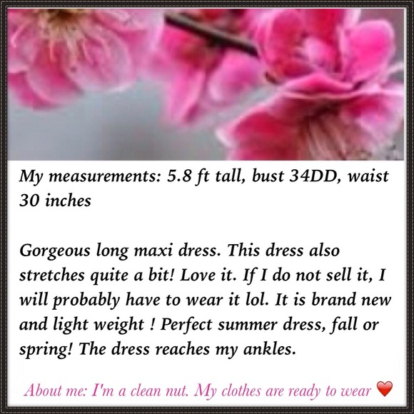 New- multicolor stretchy maxi dress - Picture 4 of 4