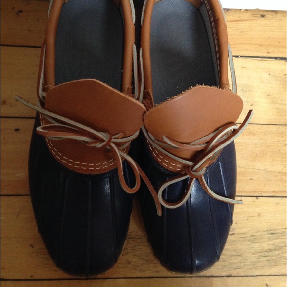 L.L. Bean Navy Ankle Duck Boots