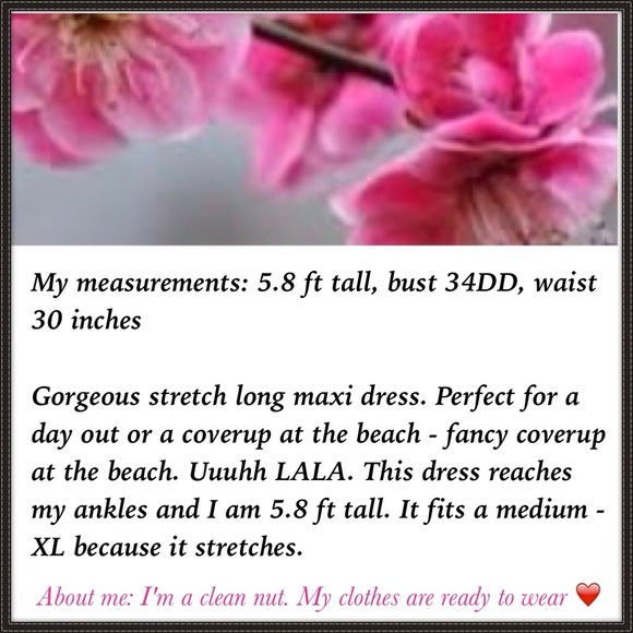 -Long asymmetrical bohemian dress - Picture 3 of 4