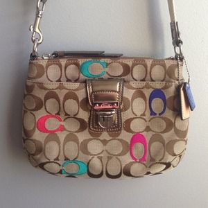 Multi colored cross body