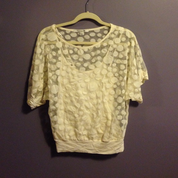 Polka dot layered tank