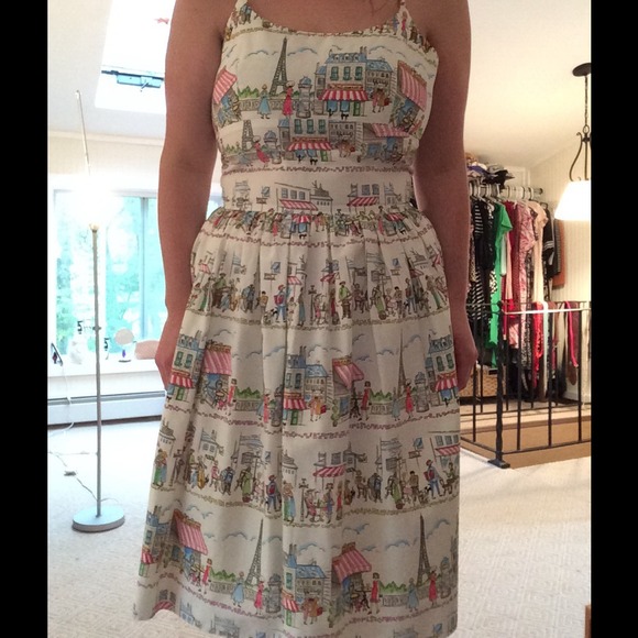 Dresses & Skirts - Cafe scene dress from Modcloth, pinup retro style