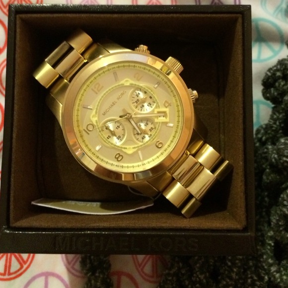 Gold Micheal Kors Watch