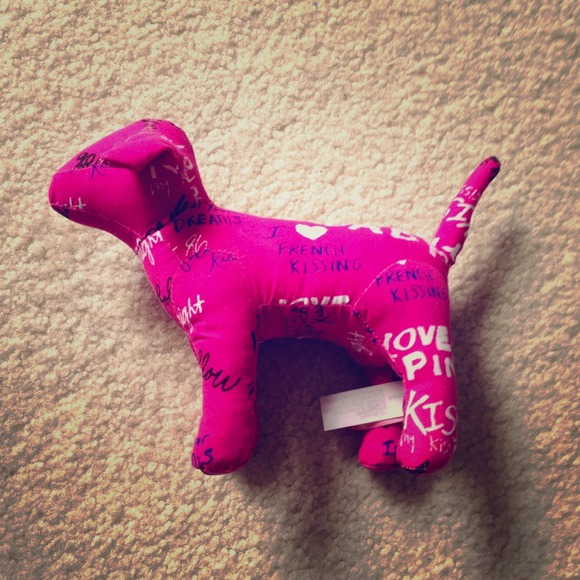 Victoria's Secret Pink plush dog
