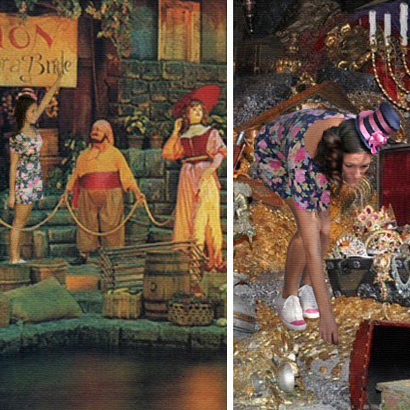 "The Perfect Day at Disneyland" 2 Piece Dress - Picture 2 of 4