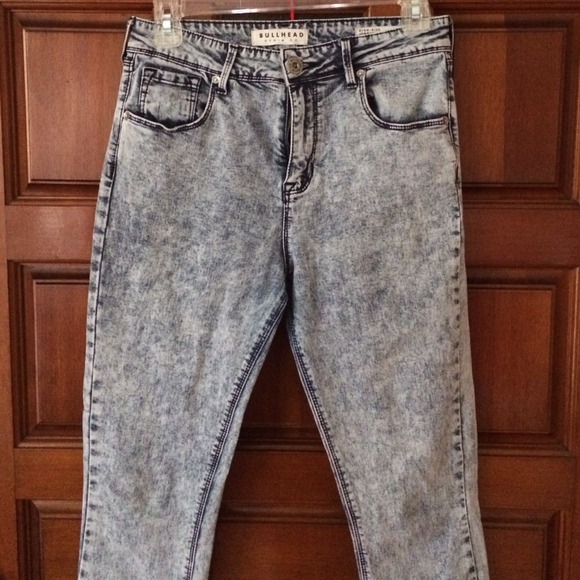 Distressed jeans