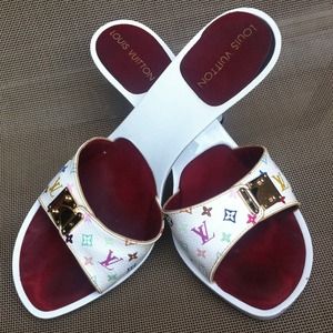 Authentic LOUIS VUITTON sandals mules