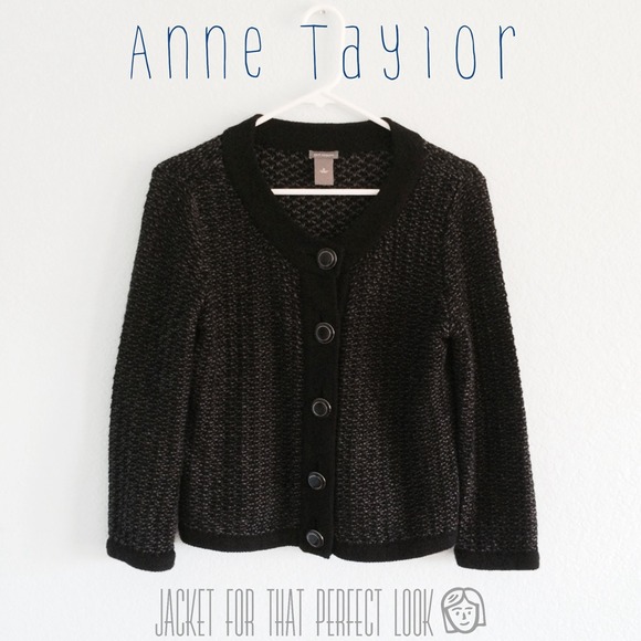 Ann Taylor tweed jacket (size M)