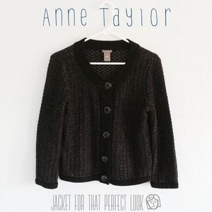 Ann Taylor tweed jacket (size M)