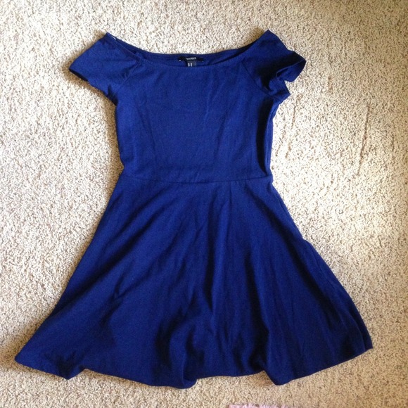 Forever 21 Dresses & Skirts - Dark Blue skater Dress