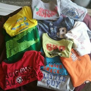 Lot of 2t/24  months Toddler boys tshirts