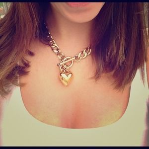 Juicy Couture Gold Heart Necklace