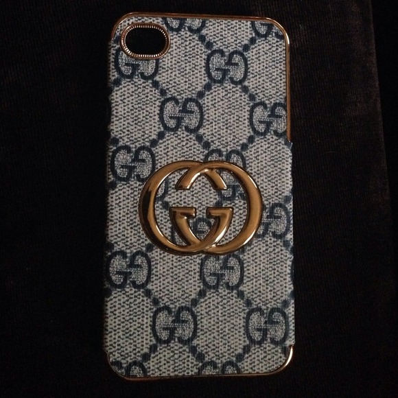 Blue Gucci iPhone 4S case