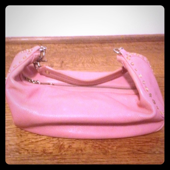 Juicy Couture pink leather handbag