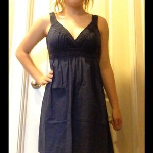 Navy blue summer dress, Wet Seal.