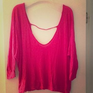 Flowy pink top