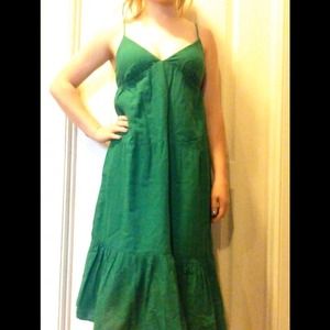 Kelley green, mermaid dress Old Navy