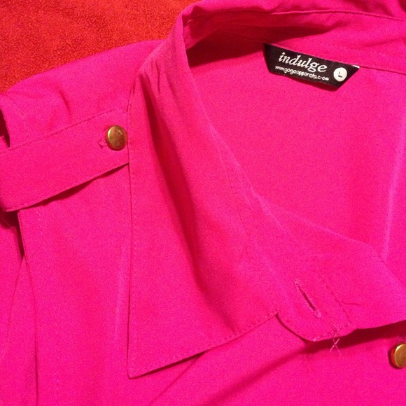 Gorgeous pink hi-lo dress size L - Picture 3 of 3