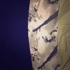 Black & white camo yoga pants