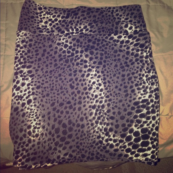 Leopard skirt