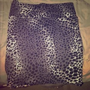 Leopard skirt