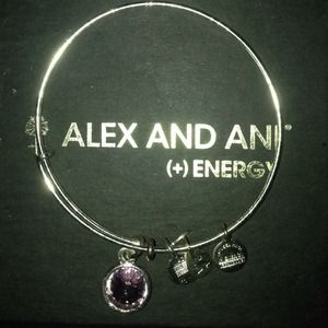 Alex and Ani silver June birthstone