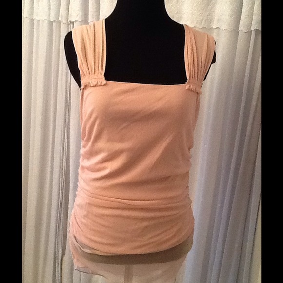 Max Studio modern sexy top,  Color is a soft mauve