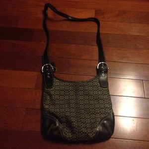 Authentic coach bag grey & Blk