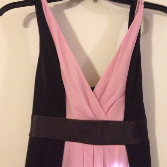 Gorgeous brown & pink dress - Picture 2 of 3