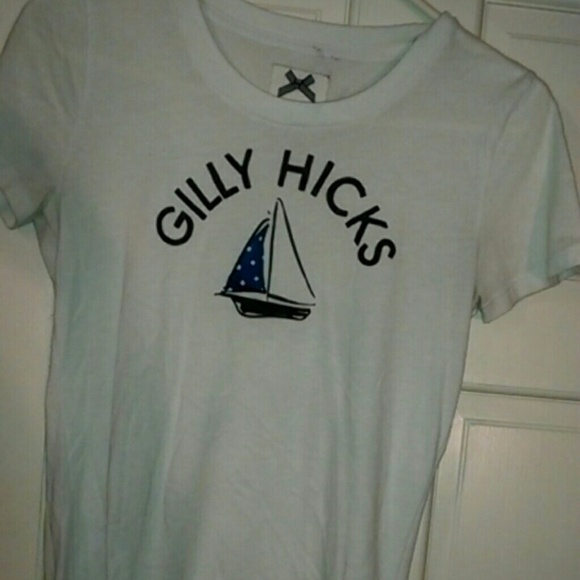 White Gilly Hicks Sailboat Tee