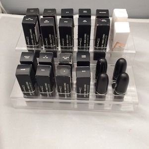 24 - square acrylic lipstick holder.