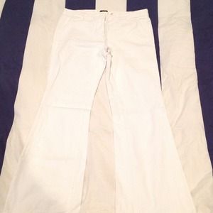 Jcrew wide leg white denim